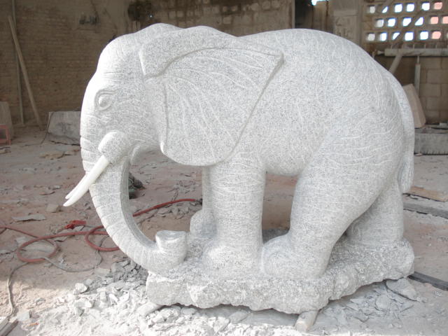 Elephant Stone carving